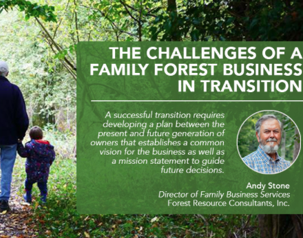 The Challenges of Managing a Family Forest Business in Transition