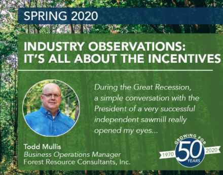 Industry Observations: It’s All About the Incentives