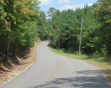 County Road Tract road frontage